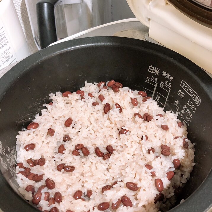 簡単！炊飯器でお赤飯